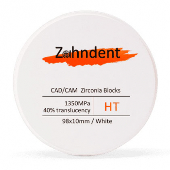 Купить Циркониевый диск Zahndent HT Plus White в Москве с доставкой по России | NewTone